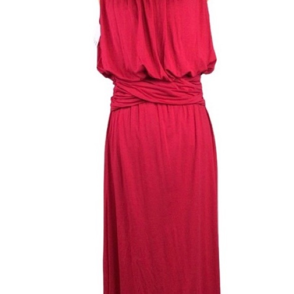 Max Studio Red Maxi Dress/Gown Size XL NWT - Picture 8 of 8